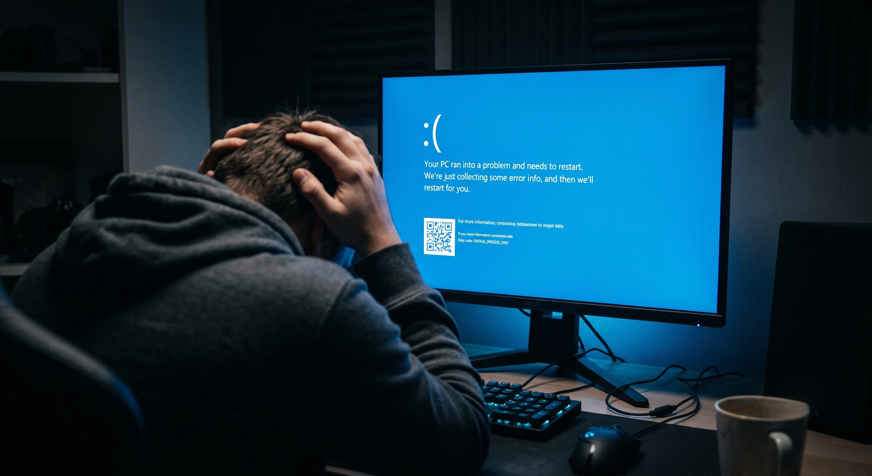 Mavi Ekran (BSOD) Kâbusu: Bilgisayarınız Neden Çöküyor ve Gizli RAM Arızaları